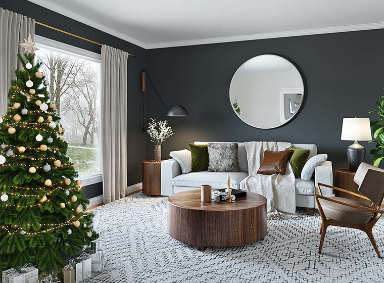 Ideas To Decorate Your Living Room For Christmas Baci Living Room   02 H2  How To Decorate Your Living Room For Christmas  